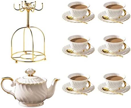 GGEBF Bone China set de cafea set de ceai după -amiază set mic de lux, ceașcă de ceai de lux cadouri pentru casă