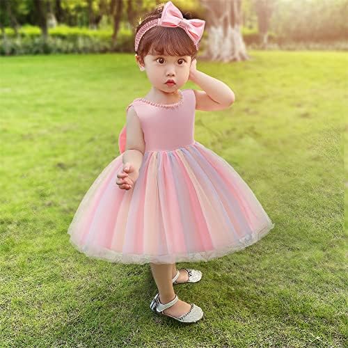 6m-6t Baby fete rochie concurs Backless dantelă rochii Toddler formale printesa rochie
