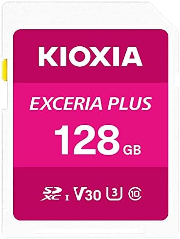 Kioxia 128gb Exceria plus card de memorie SD SDXC UHS-I U3 clasa 10 V30 înregistrare Video 4K Lnpl1m128gg4