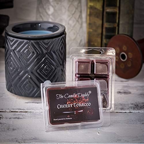 Cherry Tobacco Pipe Fragrant Melt-Cuburi/Topituri De Ceară Cu Miros Maxim - 1 Pachet -2 Uncii - 6 Cuburi