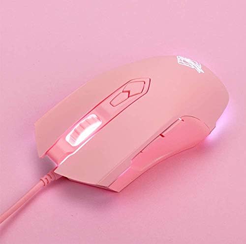 FELICON RGB mouse ușor pentru Jocuri, 7 butoane programabile, Mouse-uri ergonomice cu iluminare din spate USB Gamer Computer