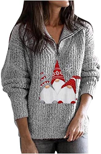 Pulovere pentru femei Topuri de Crăciun cu mânecă lungă cu mânecă lungă pulover pulover pulover plus dimensiuni calde comode