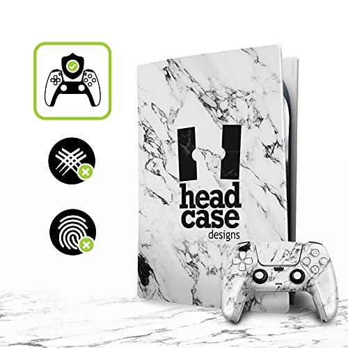 Head Case Designs licențiat oficial Alyn Spiller Aqua Art Mix Vinyl Faceplate autocolant Gaming Skin Case Cover compatibil cu Sony Playstation 5 PS5 Disc Edition consolă & controler DualSense