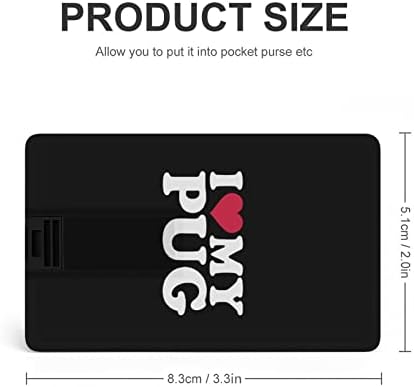 Îmi place PUG USB 2.0 Flash-Drives Memory Stick Stick Card Card Card