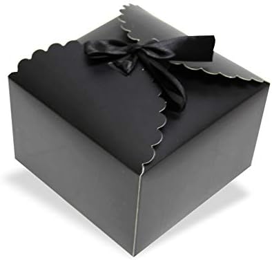24 Pack decorative Party Favor cadou trata cutii, gros 400gsm Card - 5.8 x 5.8 x 3.7 inch, pliere ușor – cutii cadou pentru