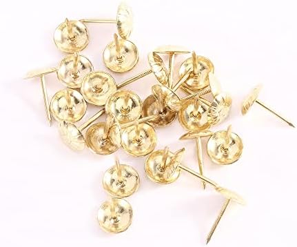 100 pcs din alamă de aur cuie decorativă Tacks aplicate bijuterii cu cutie cadou masă Pushpins mobilier hardware instrument