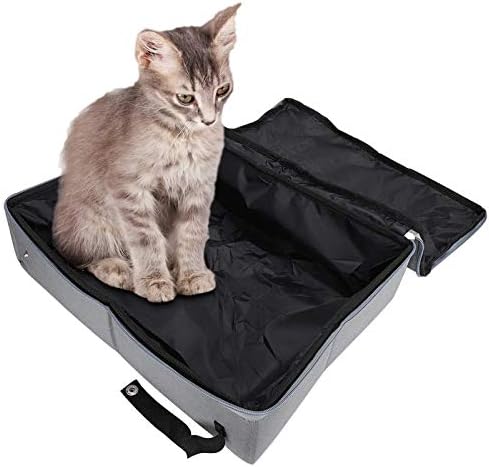 Oțel inoxidabil Antena Drainer Litter Cat portabil Cover Box pliere toaletă cutie Litter Cat Cat cu instrumente & amp; Home