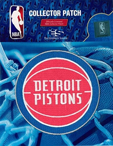 Emblema Sursa Detroit Pistons NBA oficial licențiat primar echipa logo fier cusute pe colectori Patch