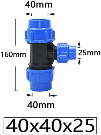 20/25/32/40/50/63mm Cuplare tranzitorie pentru conducte Continul de reductor al cotului Controlul Reducător de apă Splitter