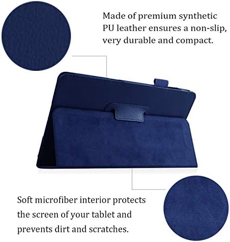 Onn. Case de tabletă de 10,1 , carcasă de protecție din piele PU [carcasă familială pentru copii] cu carcasă de copertă Folio