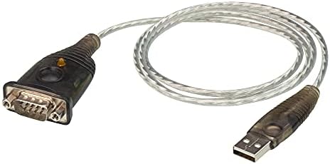 UC232A1 cablu Adaptor USB la RS-232 / ATEN UK / 1 lider de piață KVM, Negru