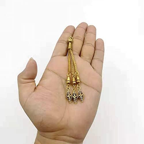 Musulmani Tasbih Accesorii Tassels Gold Metal Tassel Three Chains Misbaha Tassel Rugăle de rugăciune
