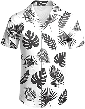 2023 bărbați Noi casual cu mânecă scurtă Primăvară Vară Turndown gât cămăși imprimate 3D modă bluză de top Cămăși Active