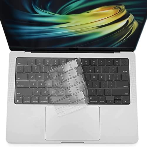 Husă pentru tastatură Ultra subțire pentru MacBook Air 13,6 inch M2 A2681 2022 & amp; MacBook Pro 14/16 inch M1 Pro / Max A2442