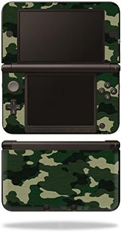 Mightyskins Skin Compatibil cu Nintendo 3DS XL original Sticker Wrap Skins Camo verde